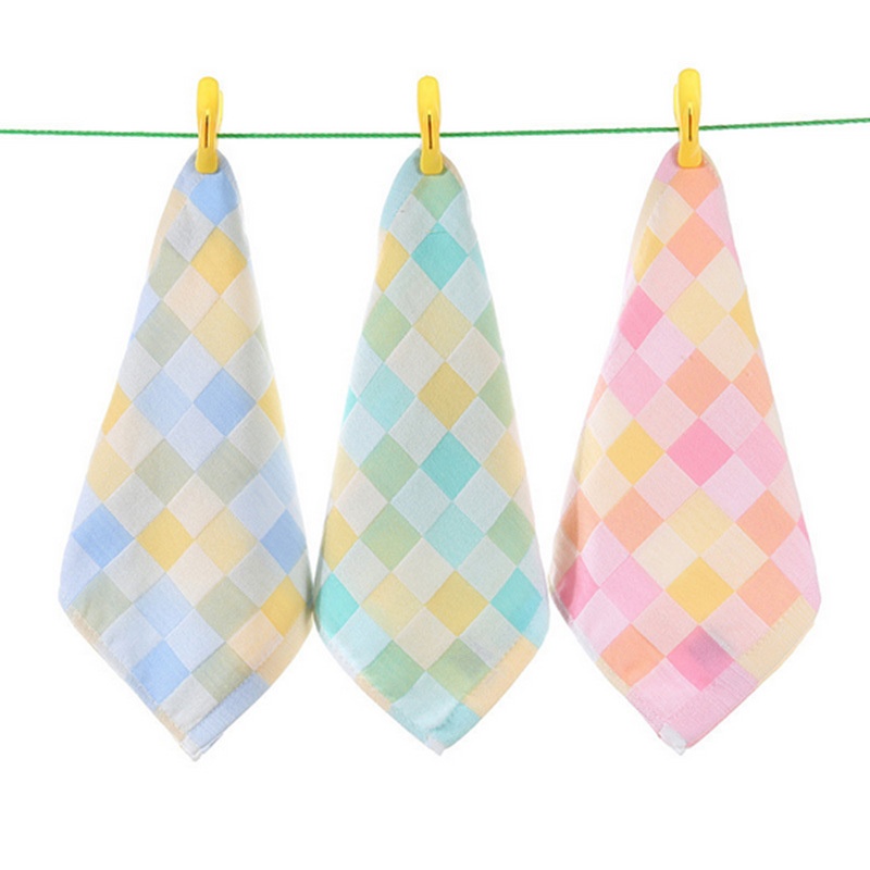 Lillian Baby Face Pure Cotton Gauze Drool Infant Children's Bath Ultra Soft Handkerchief Kindergarten Small Square Towel_voghion.com