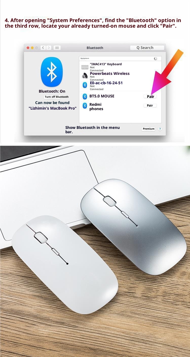 Digitex Digitex Suitable For Laptop Book Wireless Pro Bluetooth Air Mouse M1 Silent M2 New Model M3_voghion.com