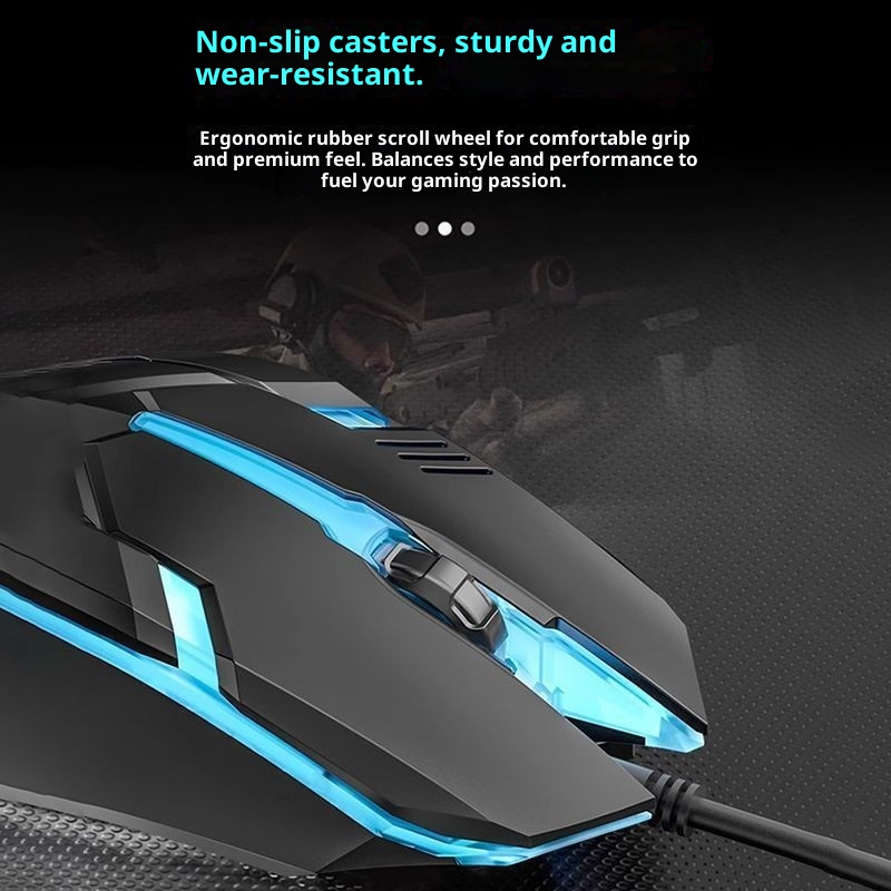 Digitex Digitex Wired Mouse USB Office Laptop Gaming E-Sports Dedicated Mechanical Home Desktop Luminous_voghion.com