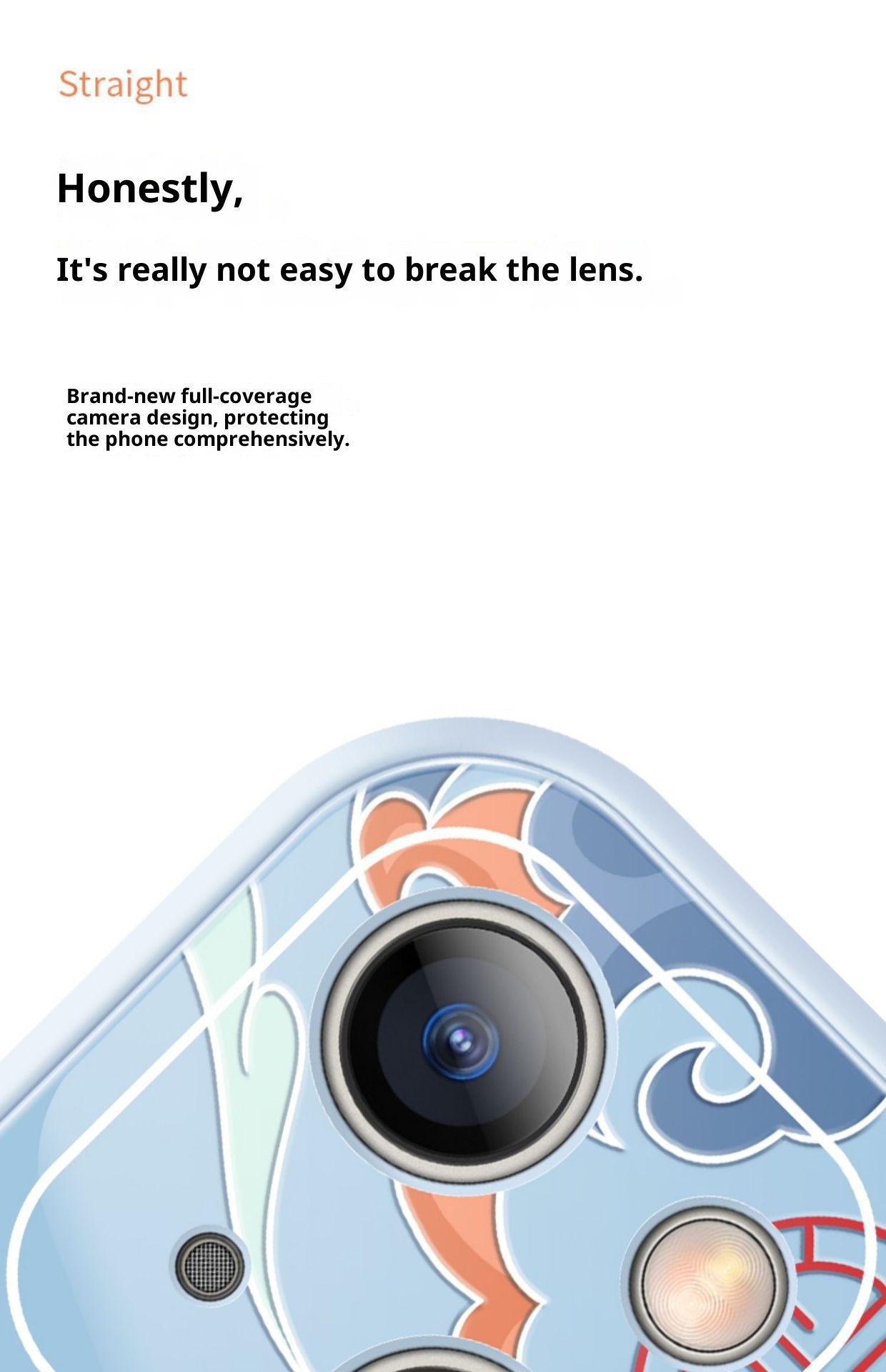 TechGlobe Schutzhülle für iPhone 13, kompatibel mit iPhone 14 Pro, stoßfest, mit kreativem Text und vollständiger Abdeckung._voghion.com