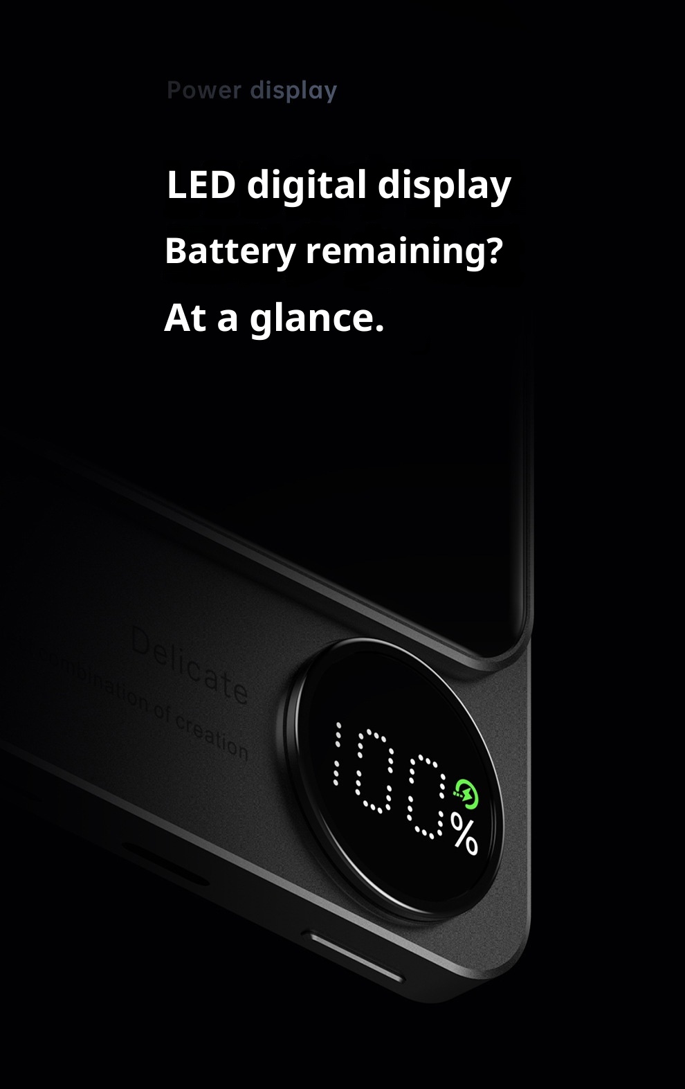 techglobe Magnetische Powerbank 10000mAh Ultradünn Praktisch Kabelloses Schnellladen Clip-on Mobile Power Großhandel_voghion.com