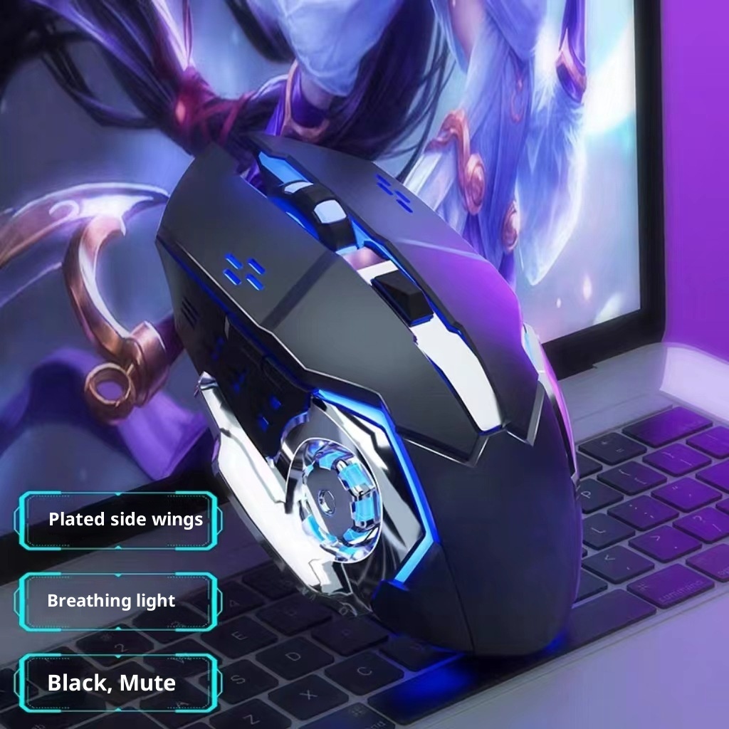 Mouse wireless Digitex Hot Wheels, silenzioso, con suono e rumore, per giochi e-sport, ricaricabile, luminoso, per ufficio, direttamente dalla fabbrica_voghion.com