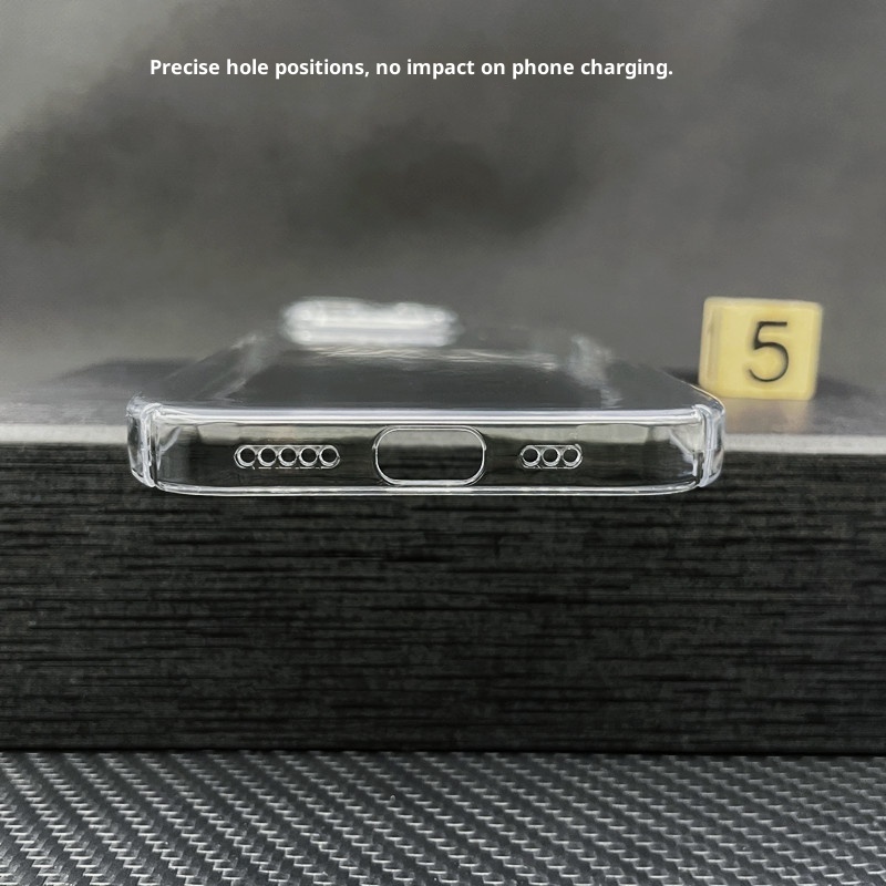 TechGlobe TechGlobe Compatible With Phone Case IPhone 17 AIR Transparent PC Full Coverage Precision Hole Anti-drop Protective Cover_voghion.com
