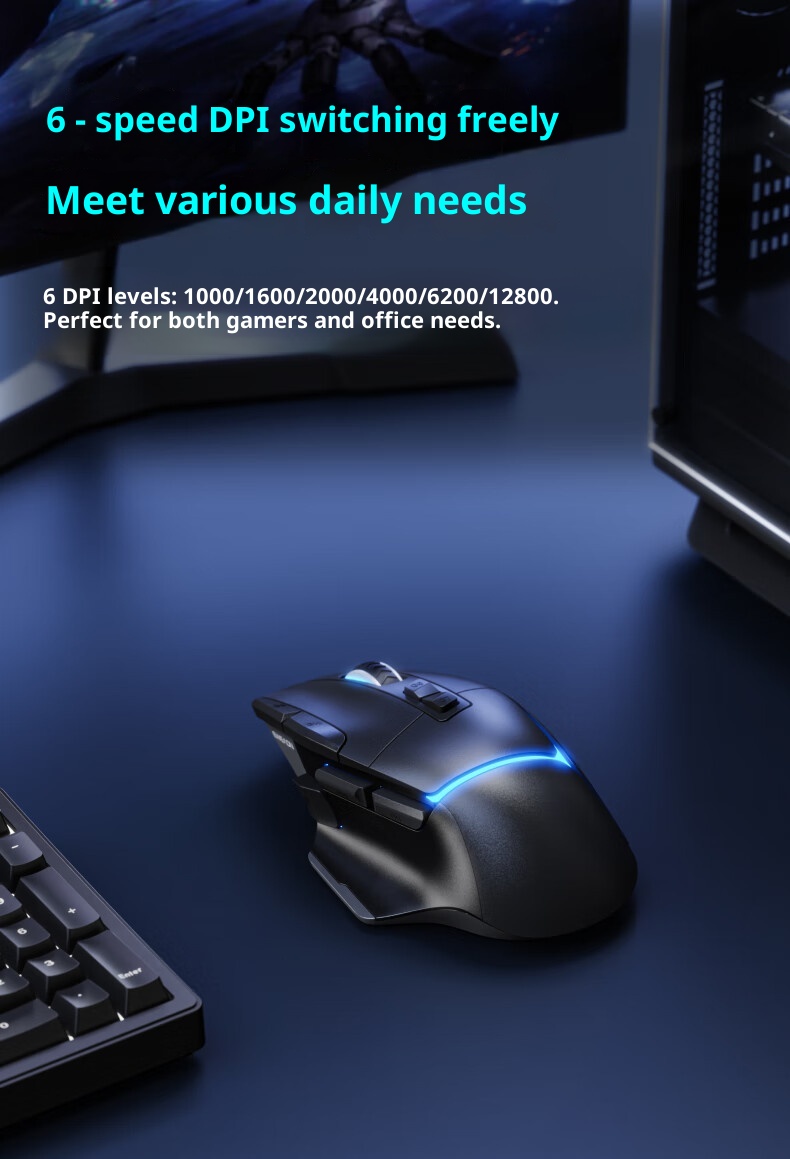 Digitex Digitex Forerunner G2 Mouse da gioco cablato Periferica meccanica per e-sport CS PUBG Desktop Laptop Mano grande Ro Programmazione_voghion.com