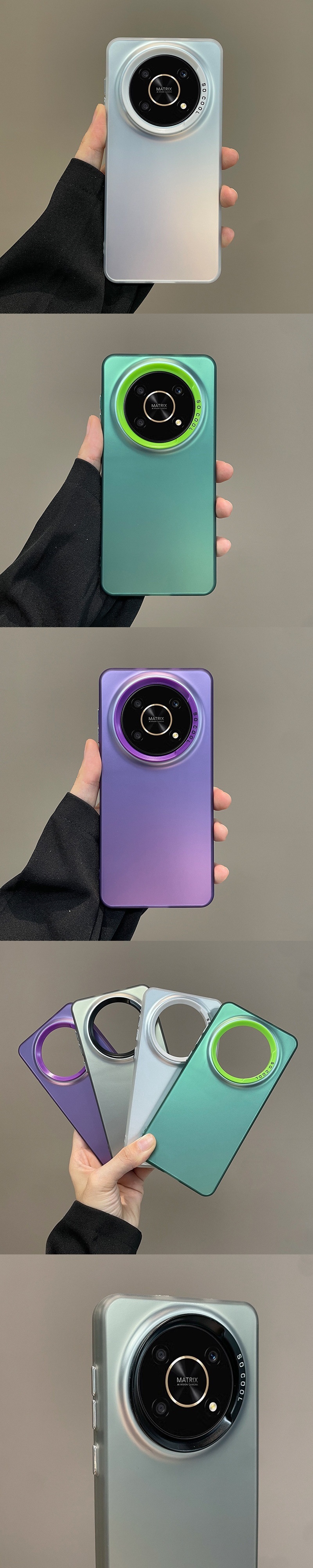 TechGlobe Schutzhülle für Honor X30 mit doppellagiger IMD-Matt-Optik für hochwertiges Design und große Aussparungen_voghion.com