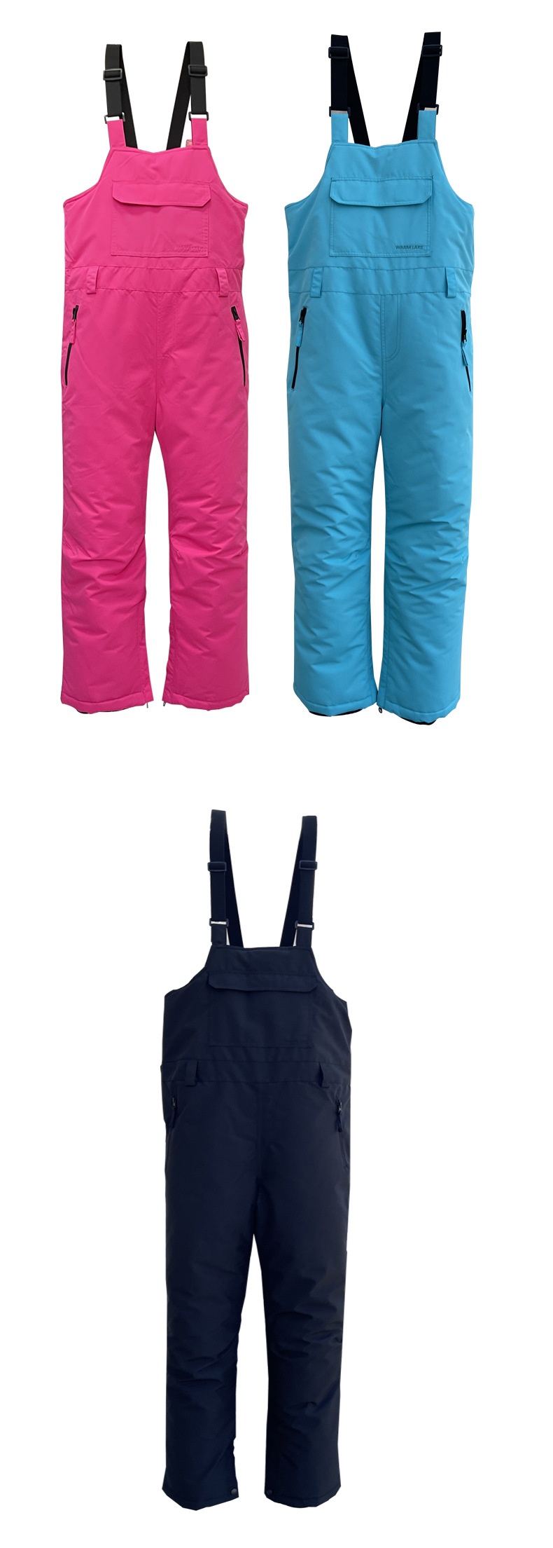 001 Yetişkin Çocuk Tulum Pantolon Erkek ve Kız Çocukları İçin, Kalınlaştırılmış, Sıcak, Su Geçirmez, Kar Ülkesi Beyaz Profesyonel Kayak Takımı_voghion.com