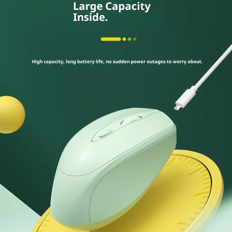 Digitex Digitex Suitable For Laptop Silent Bluetooth Rechargeable Mouse Office Wireless Dual Mode_voghion.com