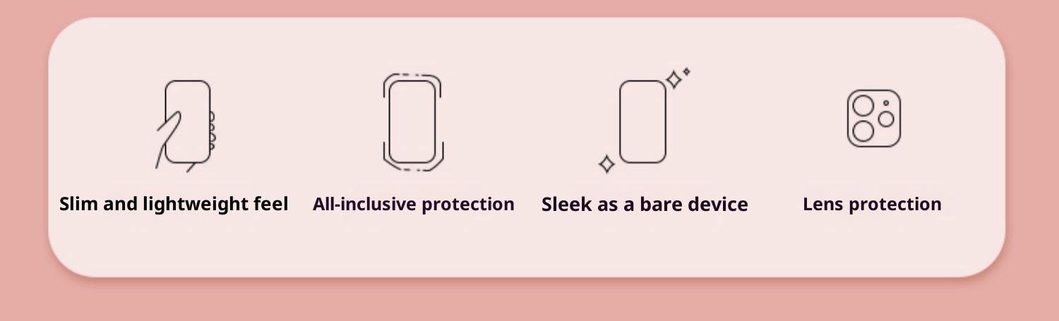 TechGlobe Schutzhülle für iPhone 13, kompatibel mit iPhone 14 Pro, stoßfest, mit kreativem Text und vollständiger Abdeckung._voghion.com