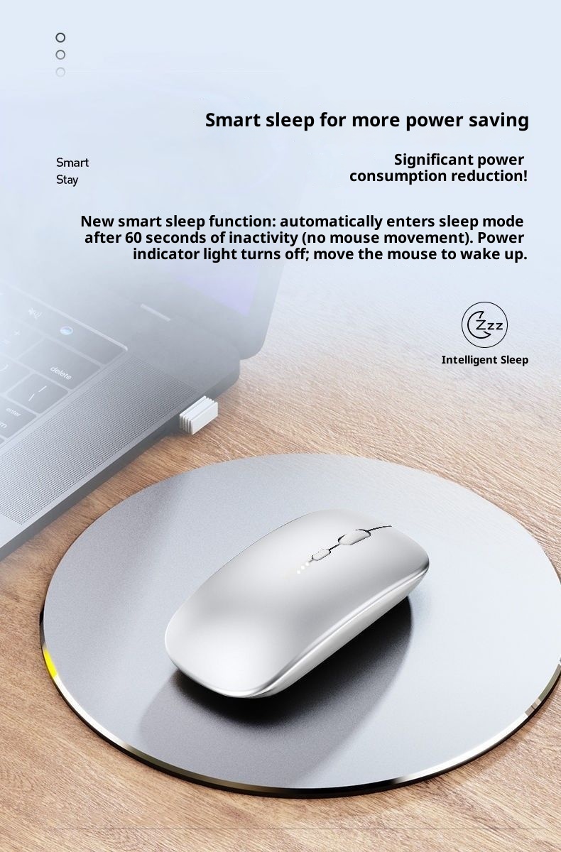 Digitex Digitex Wireless Bluetooth Mouse Pad Silent Charging Laptop Desktop Office Computer Tablet Game Universal_voghion.com