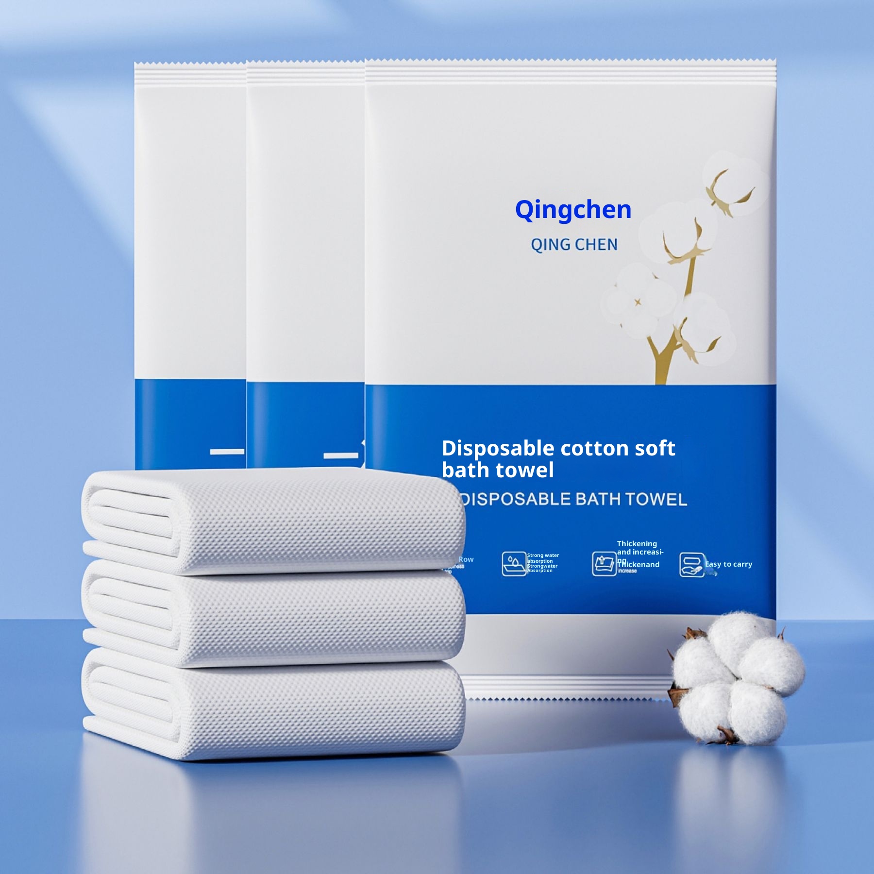 Lillian Einweg-Badetücher, Großhandel, verdickt, vergrößert, Reise-Hotel-Handtücher, tragbar, für Hotels und Reisende, doppelt verwendbar für trockene und nasse Anwendung,_voghion.com