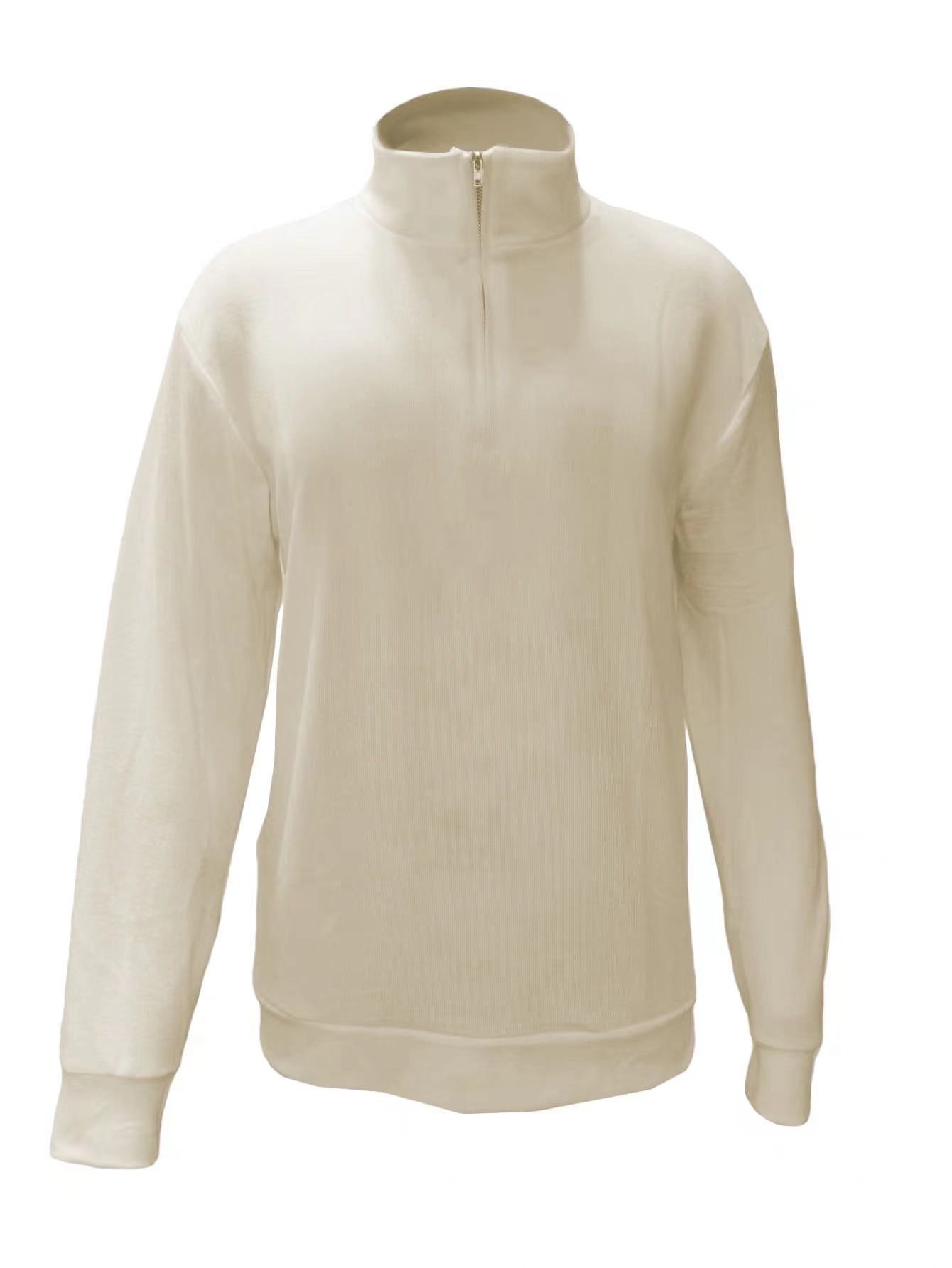 Erkek Çocuk Erkek Çocuk 2023 Yeni Yarım Fermuarlı V Yaka Örme Erkek Günlük Kazak Polo Tişört Toptan_voghion.com