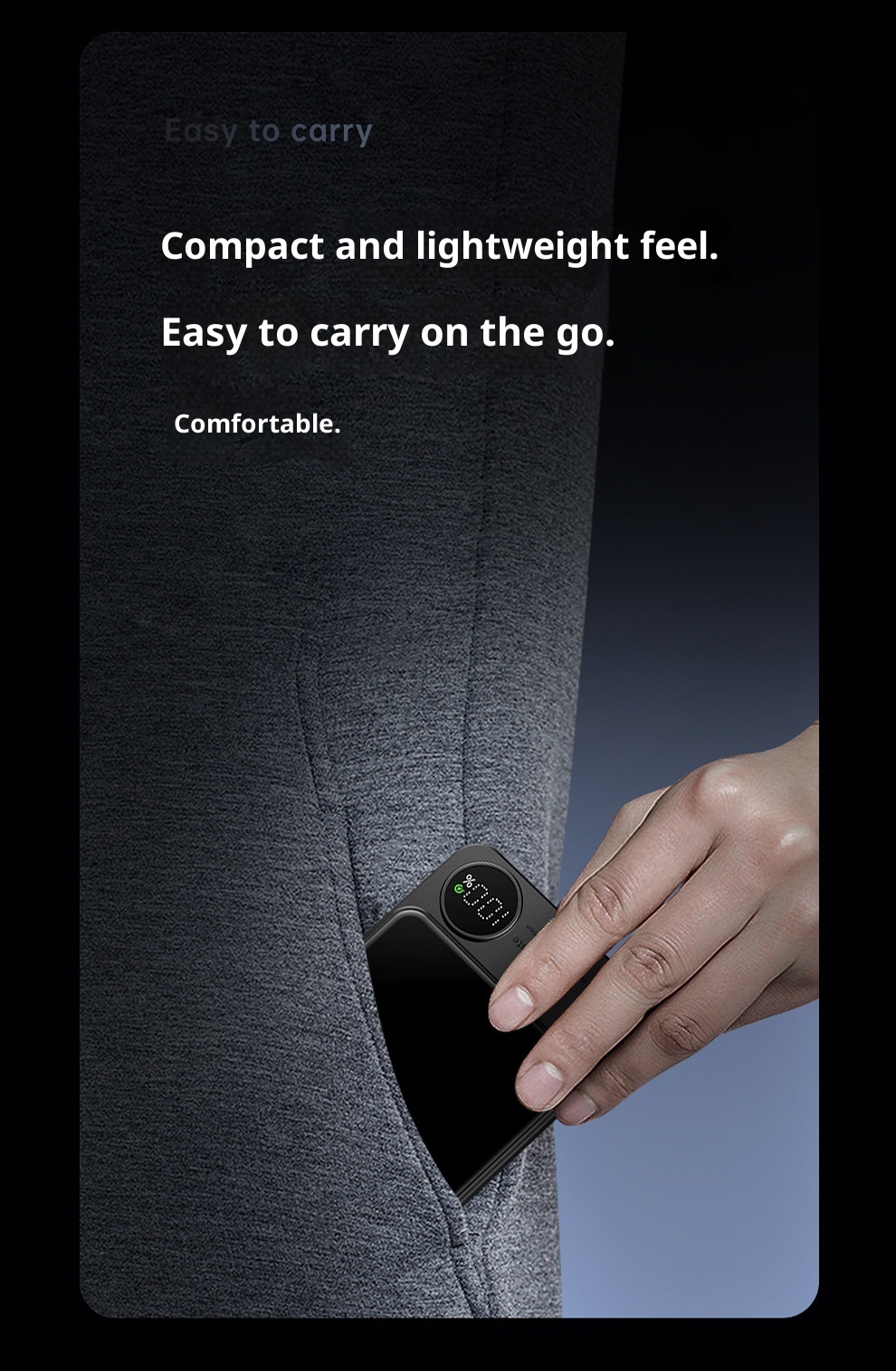 techglobe Magnetische Powerbank 10000mAh Ultradünn Praktisch Kabelloses Schnellladen Clip-on Mobile Power Großhandel_voghion.com