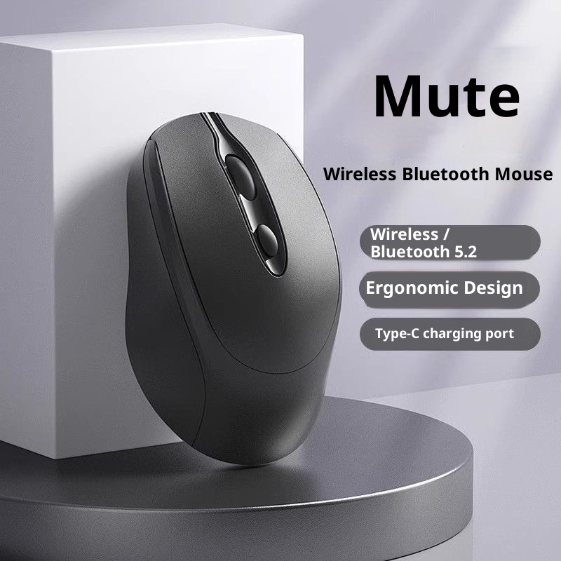 Digitex Digitex Wireless Bluetooth Silent Office Charging Universal Dual-Mode Laptop Desktop Computer Girls Gaming Mouse_voghion.com