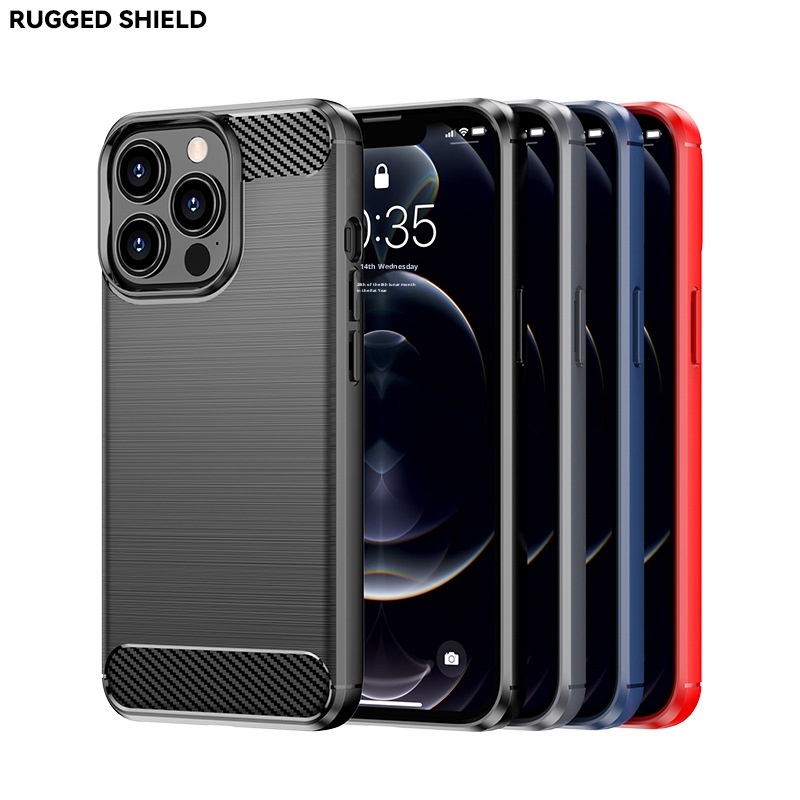 TechGlobe Suitable For Max Phone Case IPhone 13 Pro Protective Cover Full Coverage Anti-drop Brushed TPU_voghion.com