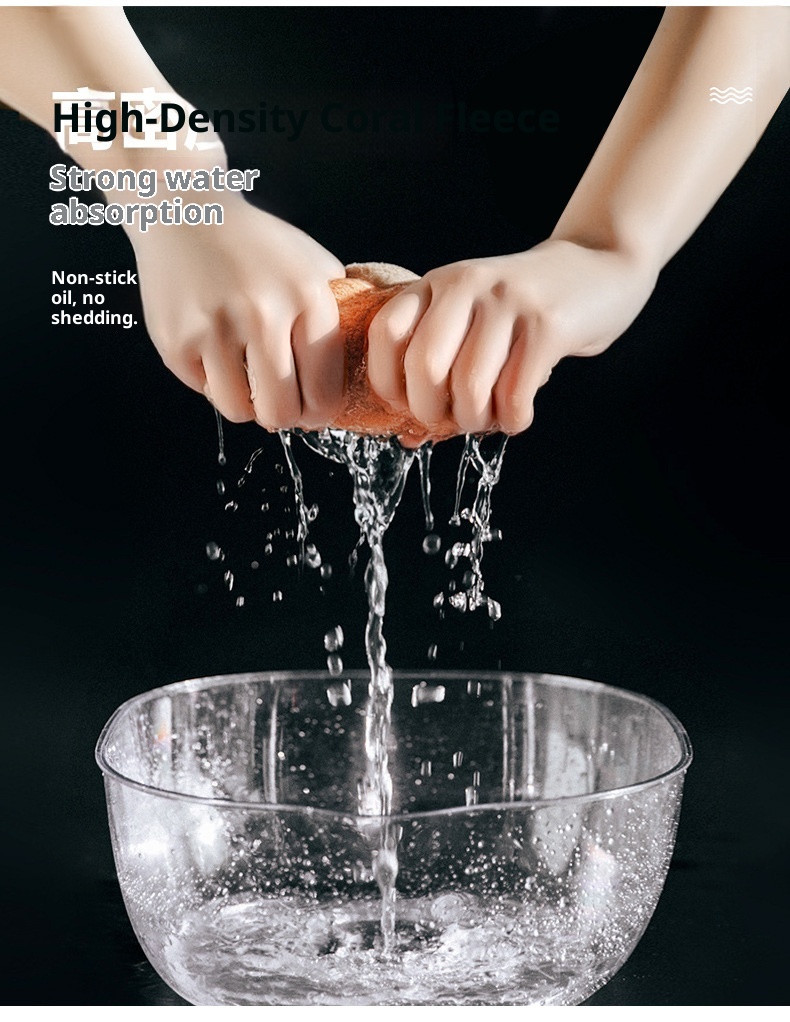 Lillian 2022 New Duck Hanging Cute Bear Bathroom Hand Cloth Absorbent Towel Thickened Household Handkerchief_voghion.com