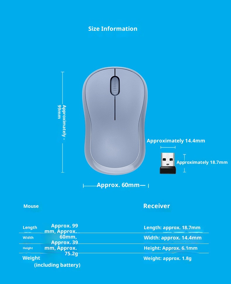 Techglobe Cross-border M221/220 For Home Office Business Laptop Desktop Design Wireless Silent Mouse_voghion.com