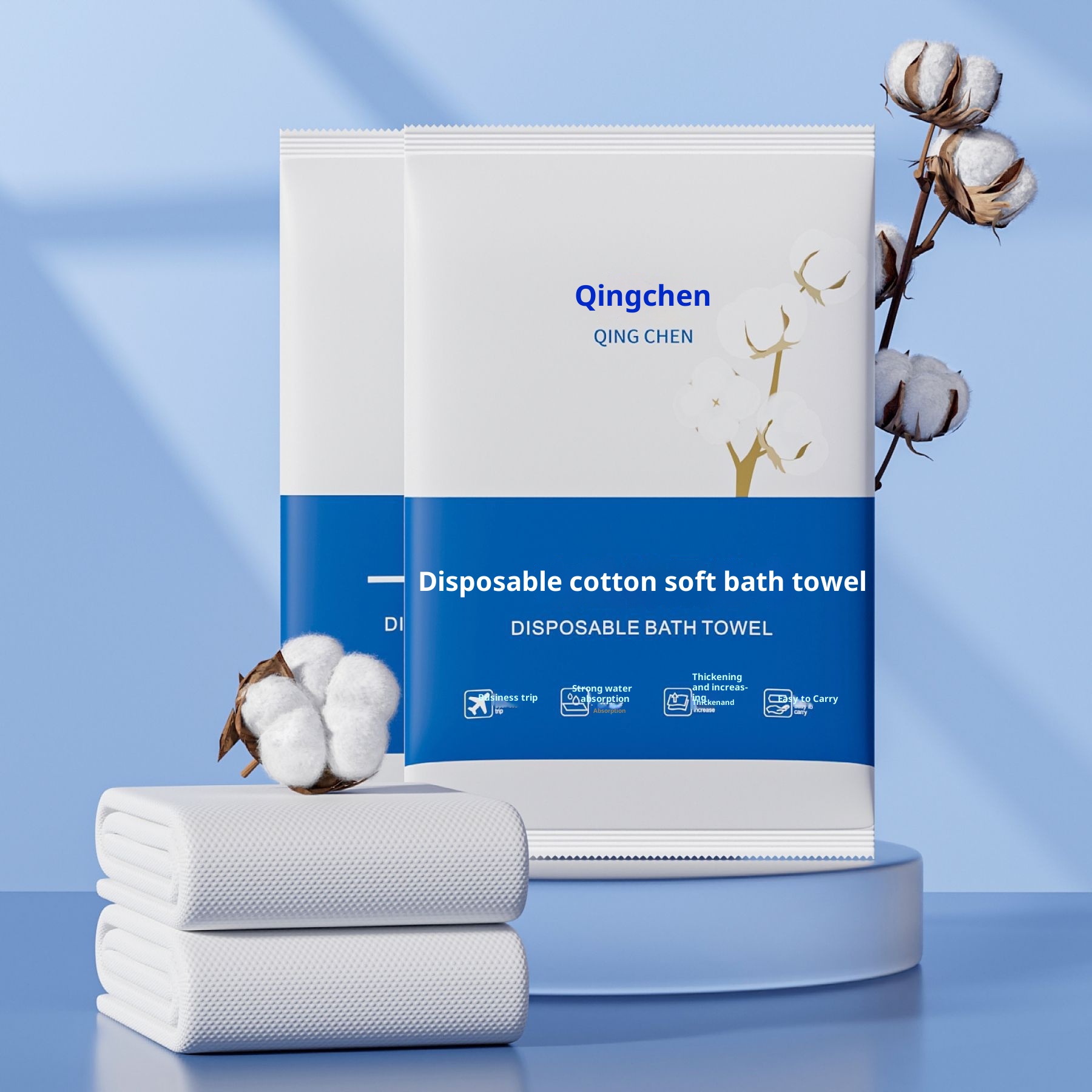 Lillian Einweg-Badetücher, Großhandel, verdickt, vergrößert, Reise-Hotel-Handtücher, tragbar, für Hotels und Reisende, doppelt verwendbar für trockene und nasse Anwendung,_voghion.com