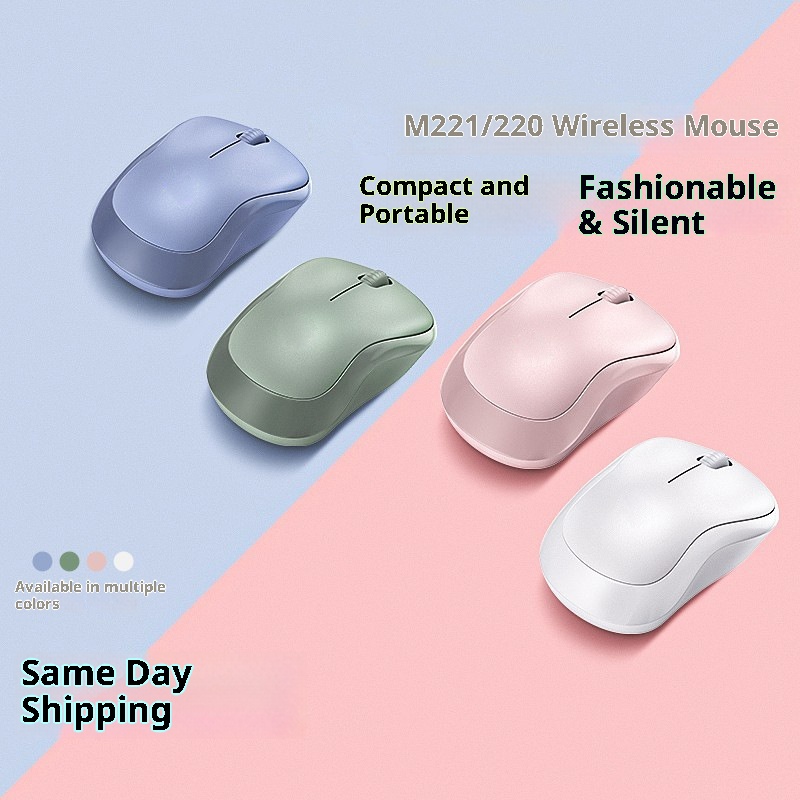 Techglobe Cross-border M221/220 For Home Office Business Laptop Desktop Design Wireless Silent Mouse_voghion.com