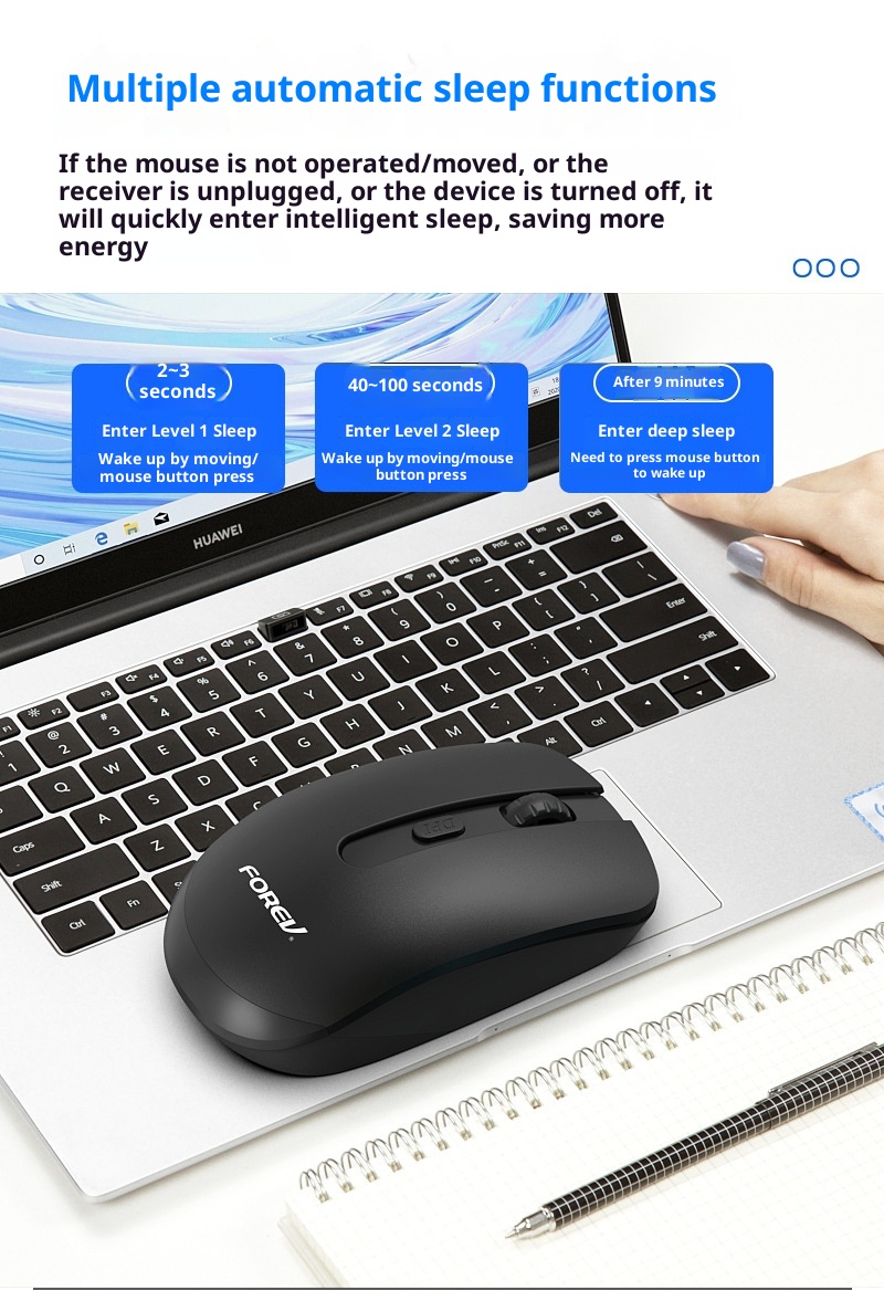 Digitex Digitex FV180 İş Ofisi Kablosuz Taşınabilir Optik Masaüstü Dizüstü Bilgisayar Klasik Fare_voghion.com