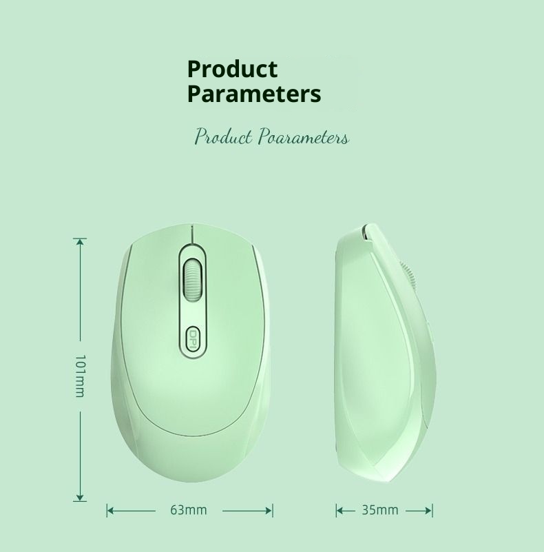 Digitex Digitex Wireless Bluetooth Silent Office Charging Universal Dual-Mode Laptop Desktop Computer Girls Gaming Mouse_voghion.com