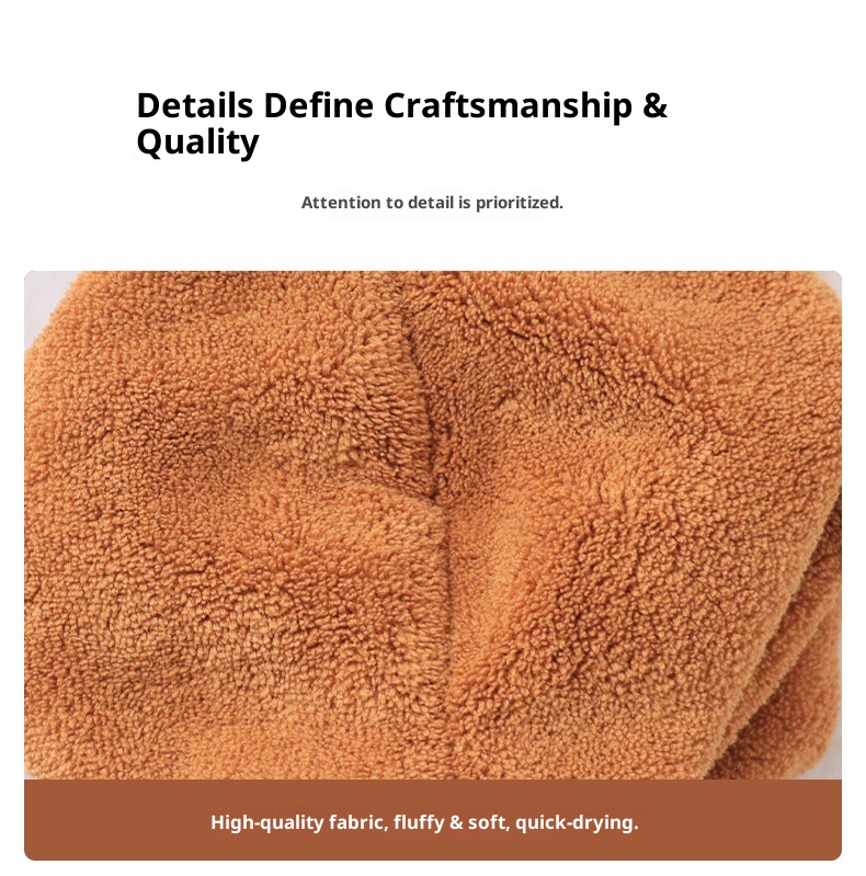 Lillian Cross-Border Kapibara Coral Fleece Hanging Thickened Non-Shedding Handkerchief Absorbent Hand Wiping Small Towel_voghion.com