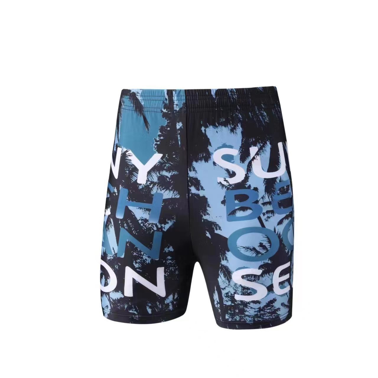 001 Wholesale Men's Adult Loose Comfortable Plus Size Boxer Hot Spring Swimming Trunks Beach Shorts_voghion.com