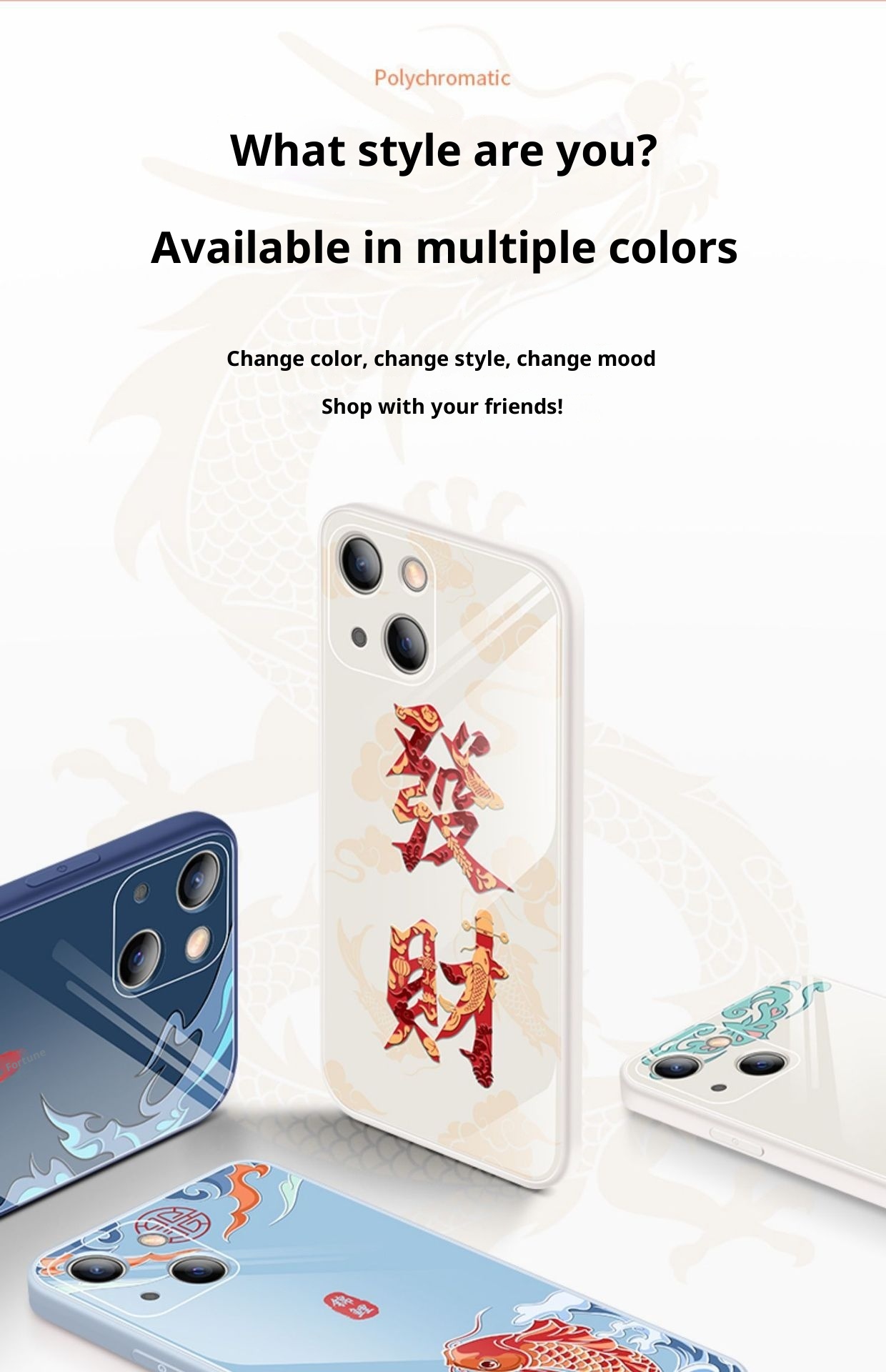 TechGlobe Schutzhülle für iPhone 13, kompatibel mit iPhone 14 Pro, stoßfest, mit kreativem Text und vollständiger Abdeckung._voghion.com