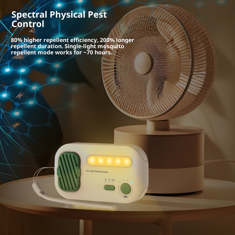 TechGlobe Lampada repellente per zanzare multifunzionale all'ingrosso transfrontaliero da campeggio per esterni con ricarica rapida, regalo portatile per cellulare_voghion.com