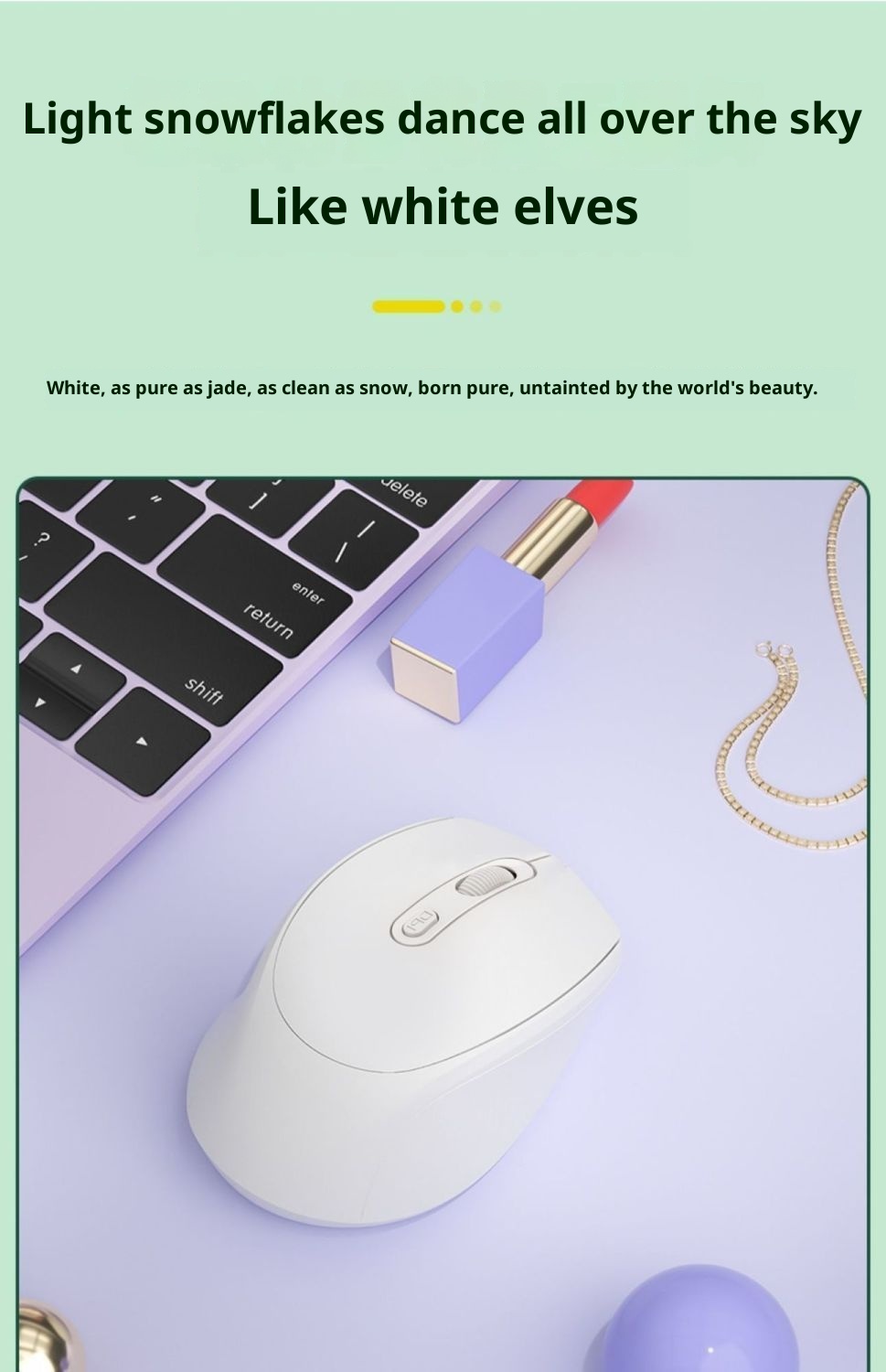 Digitex Digitex Wireless Bluetooth Silent Office Charging Universal Dual-Mode Laptop Desktop Computer Girls Gaming Mouse_voghion.com