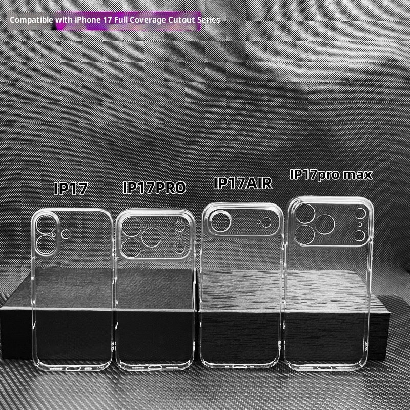 TechGlobe TechGlobe Compatible With Phone Case IPhone 17 AIR Transparent PC Full Coverage Precision Hole Anti-drop Protective Cover_voghion.com