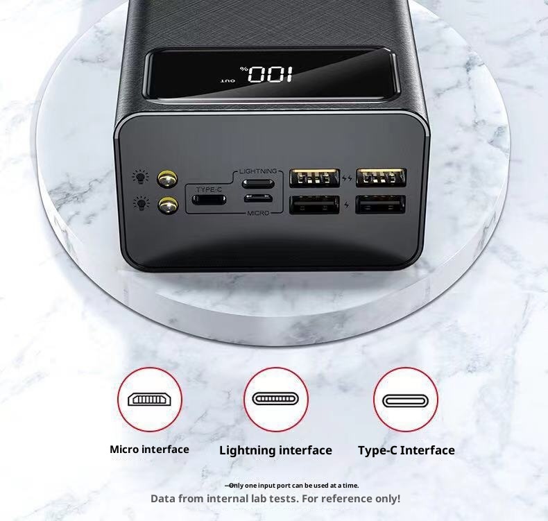 techglobe Powerbank mit großer Kapazität (50000 mAh), tragbarer Outdoor-Akku (30000 mAh), Handy-Ladegerät (40000 mAh)_voghion.com