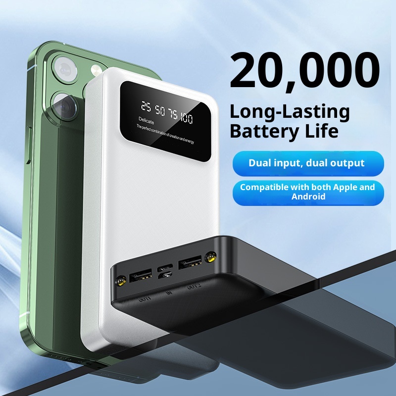 techglobe Grenzüberschreitender Großhandel Neue Tatsächliche 2W Milliampere Bank Mobile Power Ultra-Thin Portable Printed_voghion.com