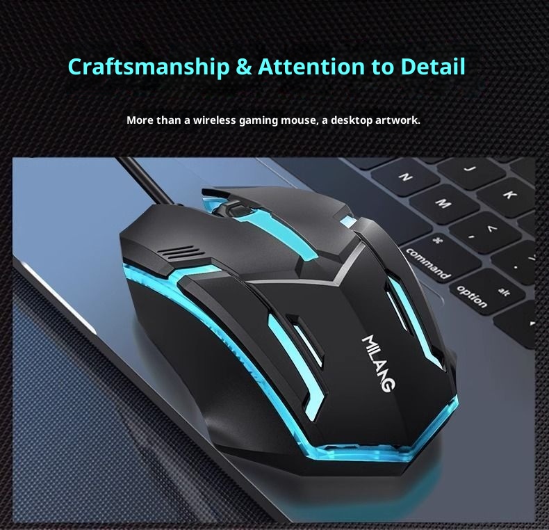Digitex Digitex Wired Mouse USB Office Laptop Gaming E-Sports Dedicated Mechanical Home Desktop Luminous_voghion.com