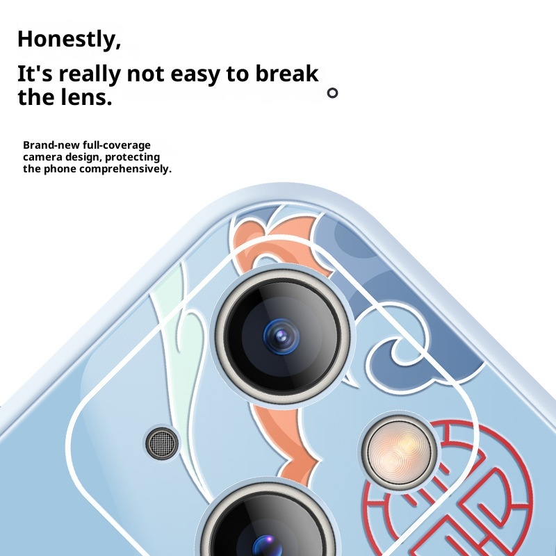 TechGlobe Schutzhülle für iPhone 13, kompatibel mit iPhone 14 Pro, stoßfest, mit kreativem Text und vollständiger Abdeckung._voghion.com