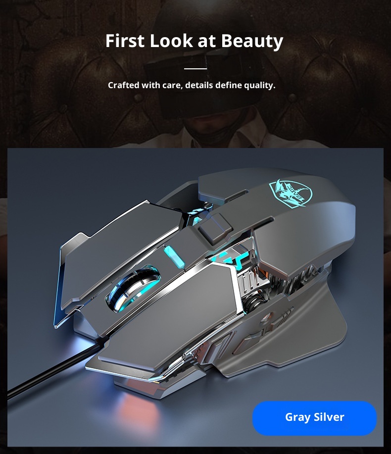 Digitex Digitex Benro Optik Mekanik Fare Kablolu Kablosuz 2.4G Ev Oyun Ofis Masaüstü Dizüstü Bilgisayar_voghion.com