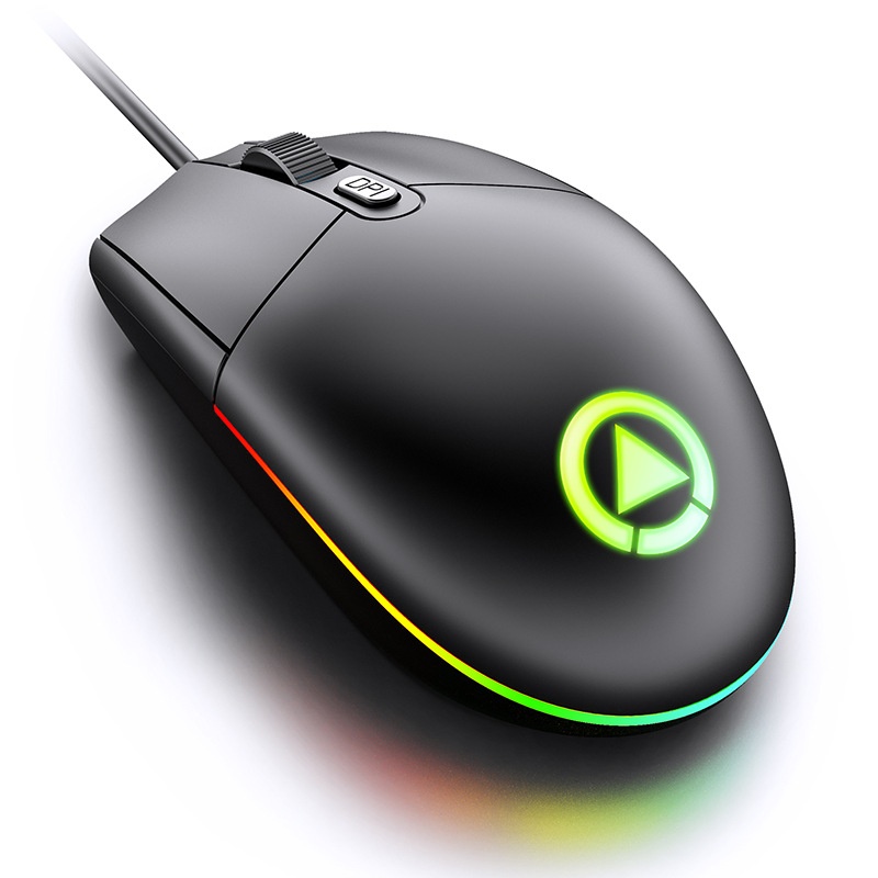 Techglobe Silver Eagle G3SE Wired Gaming Mouse Business Office Home USB Optical Luminous Computer Peripheral Accessories Wholesale_voghion.com