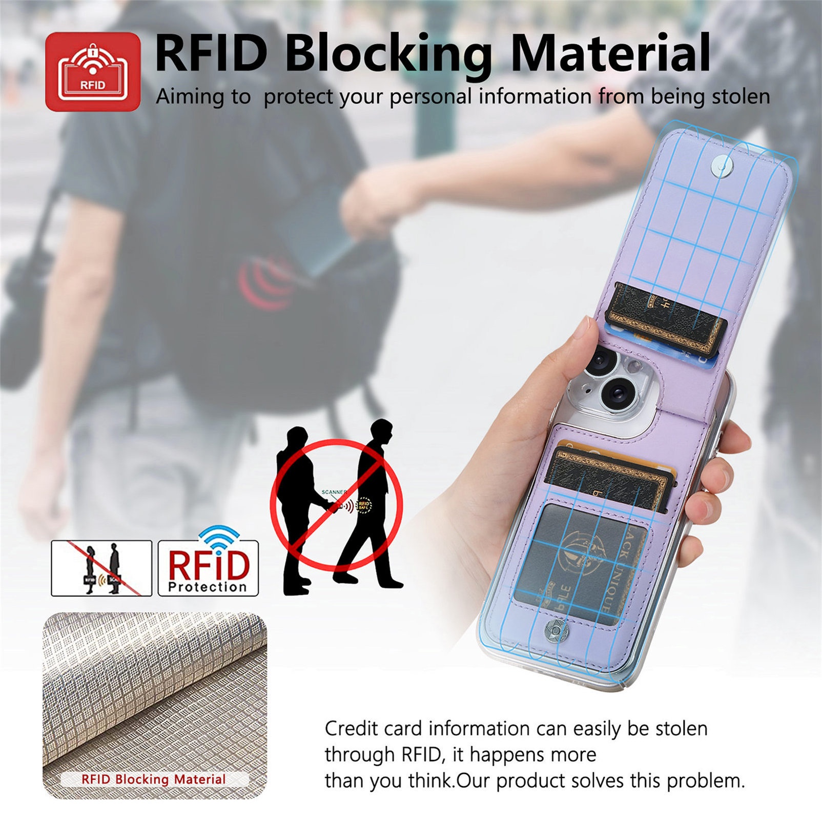 TechGlobe Macaron Color New Phone Flip Wrist Strap Storage Gift Case Back Adhesive Card Holder_voghion.com