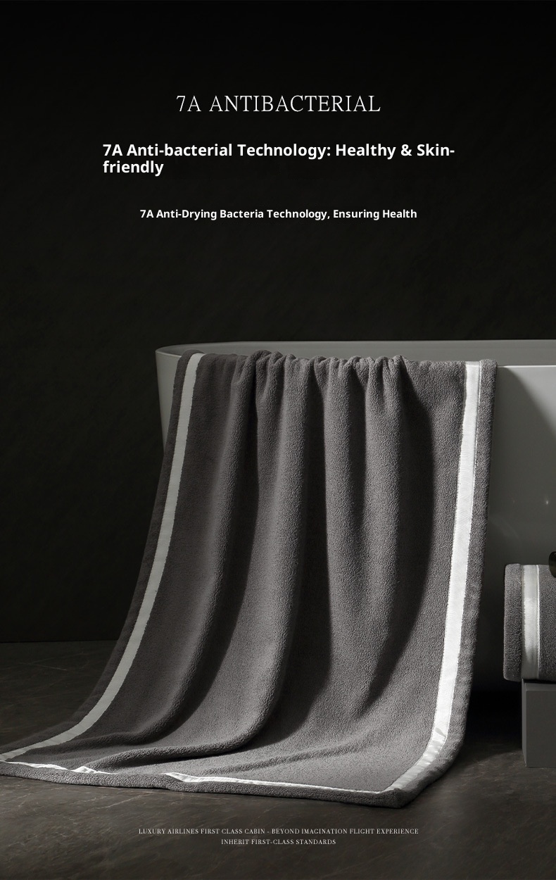 Lillian 7A Asciugamano da bagno grande, antibatterico, extra spesso, assorbente, traspirante, anti-pelucchi, per hotel e casa, nuovo, produttore all'ingrosso_voghion.com