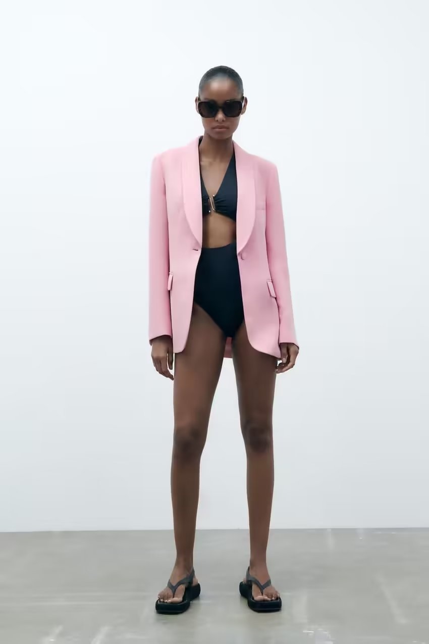 ChicShe 2023 Nuovo set da donna europeo e americano con blazer con colletto e pantaloni lunghi larghi a vita alta 2729187_voghion.com