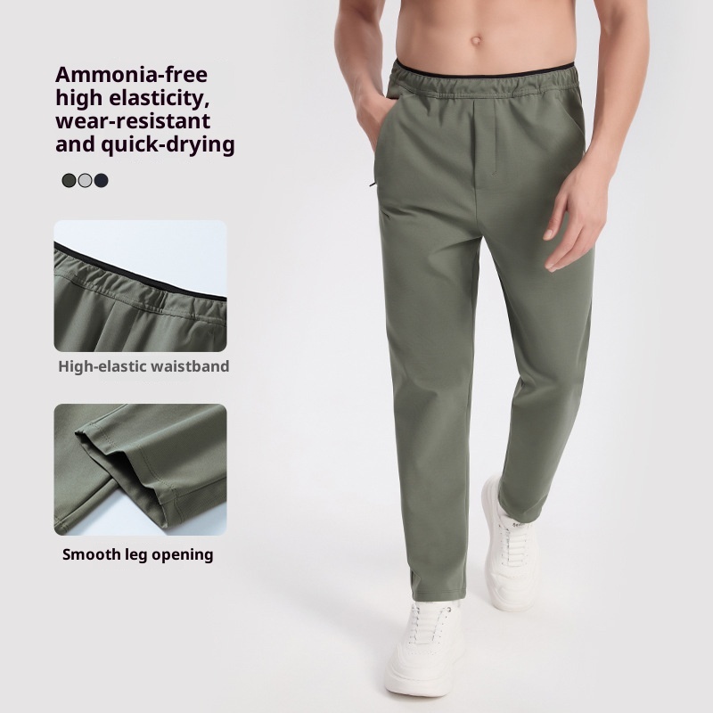 Pantaloni da jogging da uomo, casual, lunghi, aderenti, da uomo, primavera e autunno, nuovi, sportivi, alla moda, di marca_voghion.com