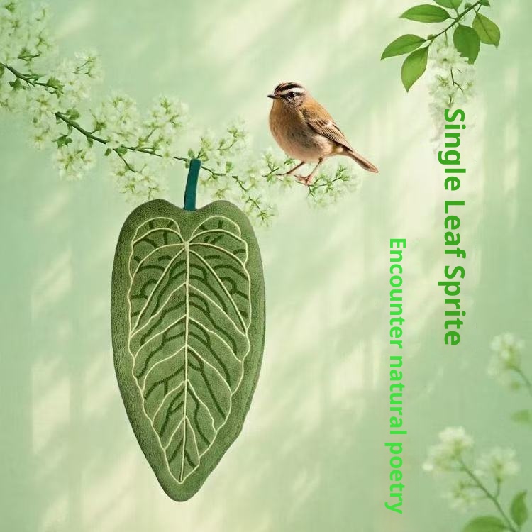 Lillian Leaf Hand Bathroom Hanging Kitchen Coral Cute Cloth Handkerchief Absorbent Thickened Towel_voghion.com