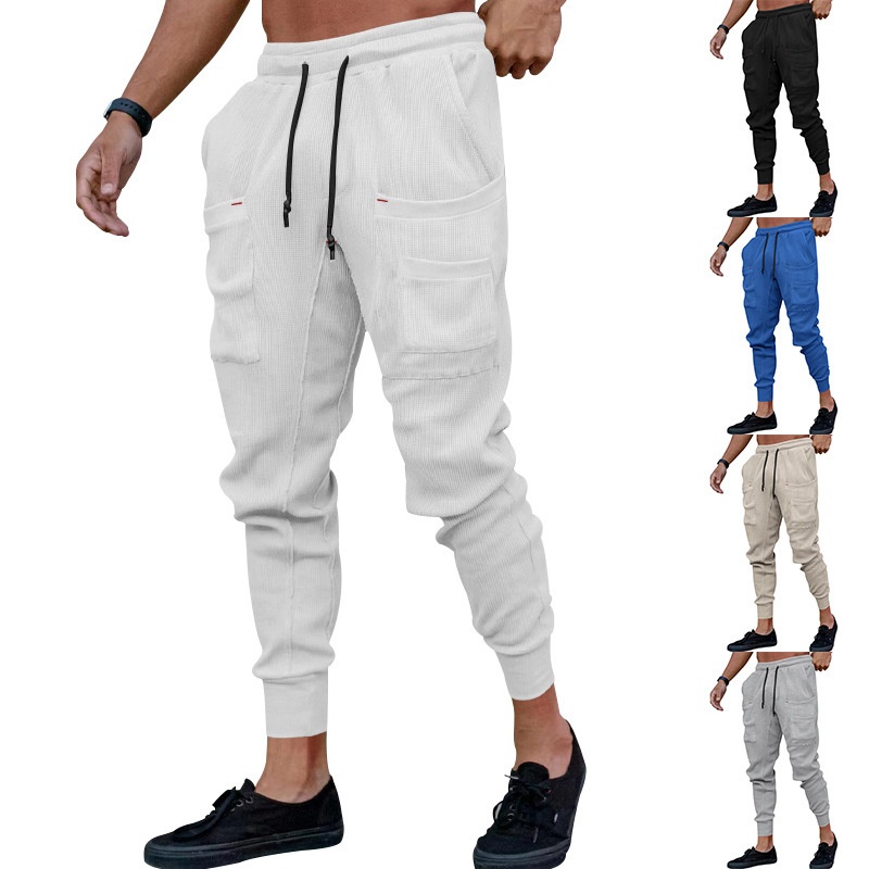boy 2025 Cross-Border Autumn Sports Sweatpants Loose Joggers Multi-Pocket Men's Casual Long Pants_voghion.com