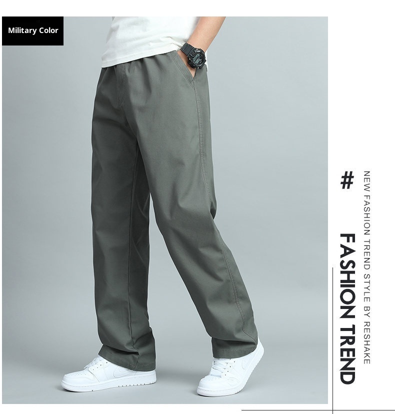 boy Cross-Border Foreign Trade Casual Spring Summer Autumn New Cotton Sports Cargo Suit Pants Men's Trousers_voghion.com
