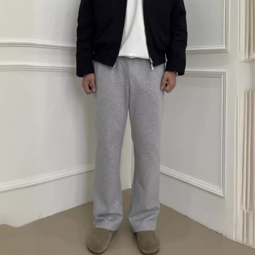 boy Spring Autumn Flared Casual Pants For Men And Women, Trendy Brand, Versatile, Slimming, Commuting, Slim Fit, Black_voghion.com