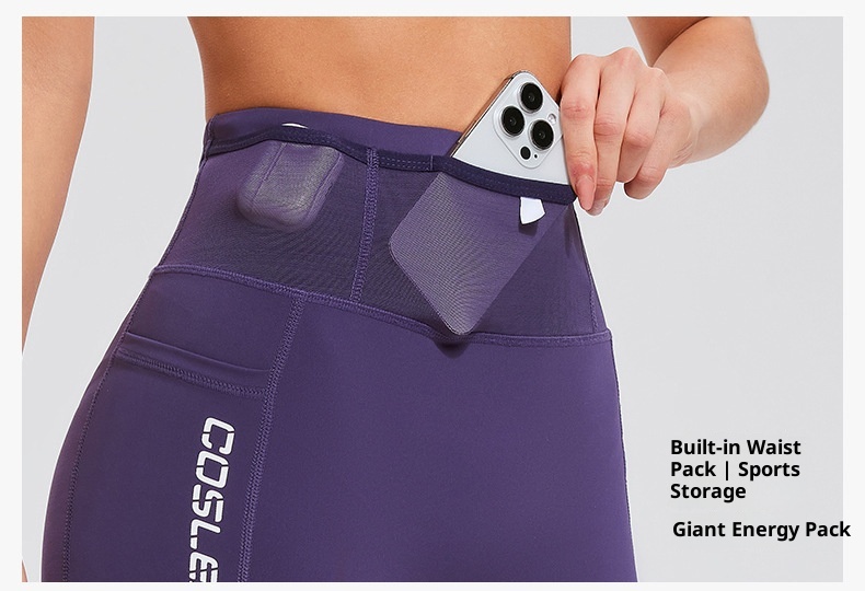 Pantaloni sportivi da corsa e maratona unisex con coulisse e tasche a vita alta, a compressione, per ragazzo_voghion.com