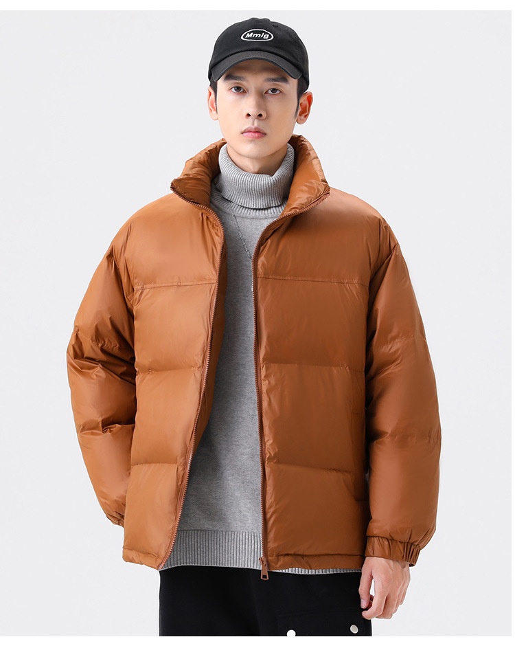 ActiveGo 2023 Winter Short Thickened Jacket Unisex White Duck Warm Top Casual Trendy Down Coat_voghion.com