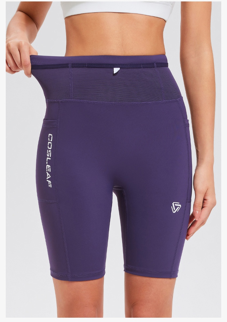 Pantaloni sportivi da corsa e maratona unisex con coulisse e tasche a vita alta, a compressione, per ragazzo_voghion.com