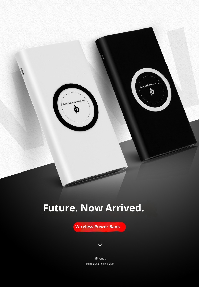 techglobe Neue 10000mAh 3-in-1 Powerbank mit kabellosem Ladegerät, ultradünn, Großhandel_voghion.com