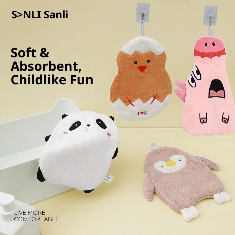 Lillian Sanli Cartoon Kitchen Hanging Hand Towel *1_voghion.com