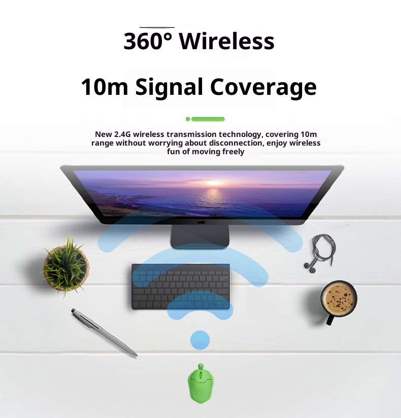 Techglobe Wired Animal Rose Gold Mouse, Wireless Green Turtle Mouse_voghion.com